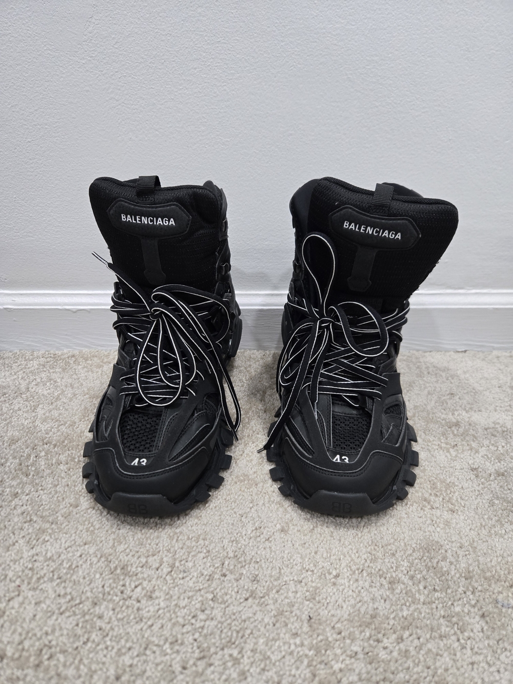 Balenciaga Black Track Tactical Sneakers